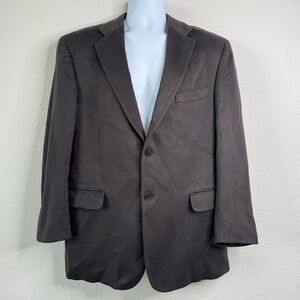 Festari Uomo Bocelli Men’s 100% Cashmere Blazer Sport Coat 42R Brown Canada Made